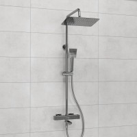 Душевая стойка Wasserkraft Aller A199.069.141.087.CH Thermo с термостатом, хром
