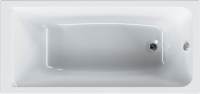 Акриловая ванна AM.PM Tender Square 150x70 см, пристенная, белая, с каркасом