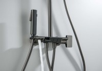 Душевая стойка AQUATEK Поларис AQ3040BGM оружейная сталь