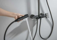 Душевая стойка AQUATEK Поларис AQ3040BGM оружейная сталь Душевая стойка AQUATEK Поларис AQ3040BGM оружейная сталь