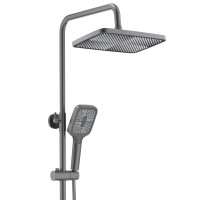 Душевая стойка AQUATEK Поларис AQ3040BGM оружейная сталь