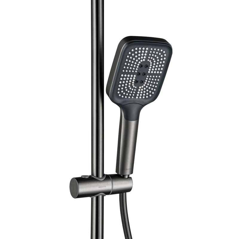 Душевая стойка AQUATEK Поларис AQ3040BGM оружейная сталь