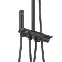 Душевая стойка AQUATEK Поларис AQ3040BGM оружейная сталь