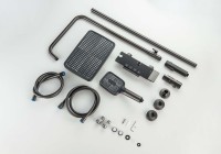 Душевая стойка AQUATEK Поларис AQ3040BGM оружейная сталь