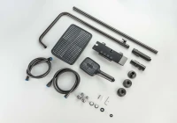 Душевая стойка AQUATEK Поларис AQ3040BGM оружейная сталь Душевая стойка AQUATEK Поларис AQ3040BGM оружейная сталь
