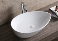 Накладная раковина Ceruttispa CR7030 66 глянцевая белая