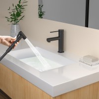 Комплект для раковины Timo Saona 2360/03G с гигиеническим душем, матовый черный