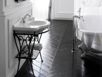 Раковина подвесная Galassia Ethos 8435 110 белая, прямоугольная, фаянс, со столешницей, с 3 отверстиями под смеситель