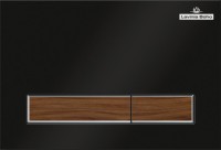 Комплект Lavinia Boho Унитаз подвесной Biore Compacto Rimless 3304101C + Крышка-сиденье Biore 33290420 с микролифтом + Инсталляция RelFix 38010010 + Кнопка RelFix 38050602 матовая черная, темное дерево + Дозатор RelFix 38040010