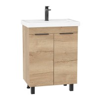 Тумба под раковину без столешницы Onika Легран 60 напольная, дуб галифакс