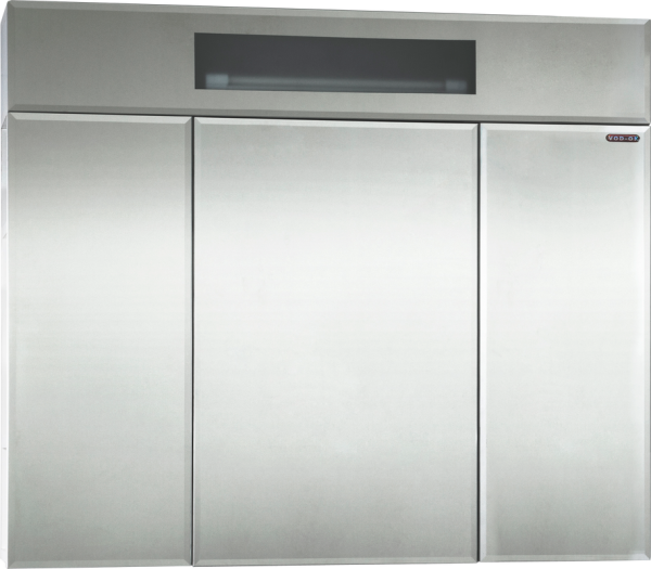 Зеркало-шкаф Vod-Ok Квадро 90 с подсветкой