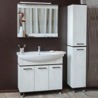 Мебель для ванной комнаты Sanflor Толедо 105, венге, северное дерево светлое