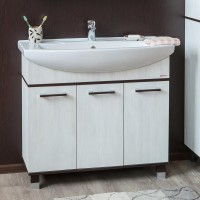 Мебель для ванной комнаты Sanflor Толедо 105, венге, северное дерево светлое