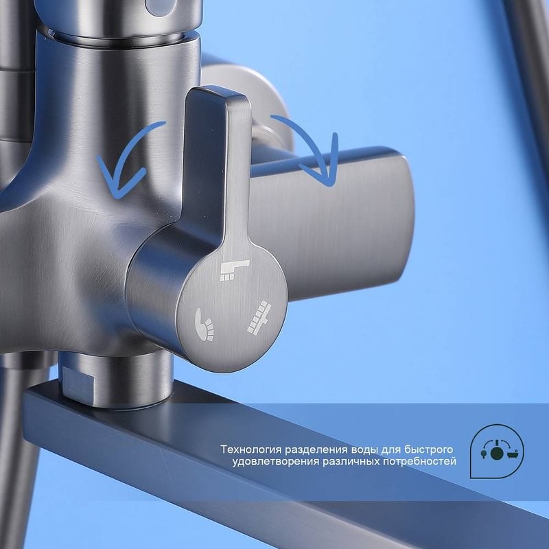 Душевая стойка Splenka S30 S30.24.09 графит