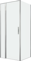 Душевой уголок Allen Brau Priority 90x90, профиль хром, стекло прозрачное
