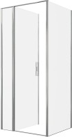 Душевой уголок Allen Brau Priority 90x90, профиль хром, стекло прозрачное