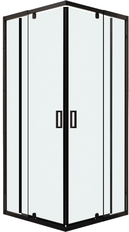 Душевой уголок RGW Passage PA-038B 90x90 см, профиль черный, стекло прозрачное