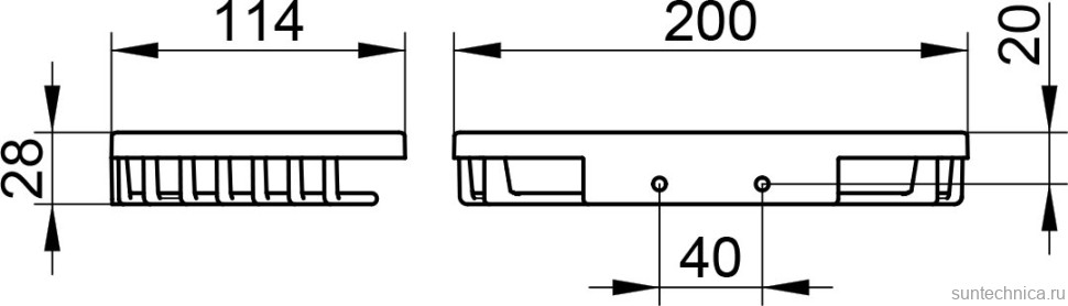 Полка Keuco Universal 24942 2,8 см
