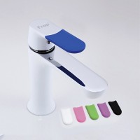 Смеситель для раковины Frap H34 F1034 белый, хром