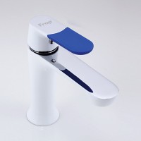 Смеситель для раковины Frap H34 F1034 белый, хром