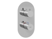Термостатический смеситель встраиваемый Ravak Espirit ES 067.00CR.O3.RB07C С ВНУТРЕННЕЙ ЧАСТЬЮ, для ванны с душем, хром