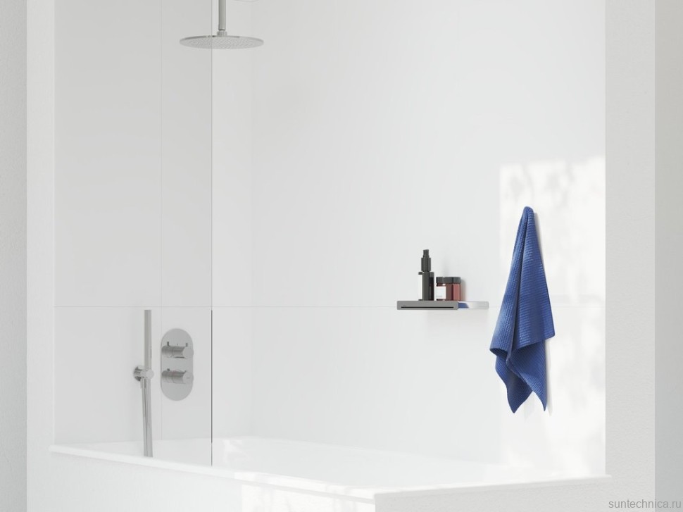 Термостатический смеситель встраиваемый Ravak Espirit ES 067.00CR.O3.RB07C С ВНУТРЕННЕЙ ЧАСТЬЮ, для ванны с душем, хром