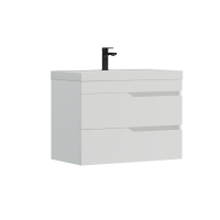 Тумба с раковиной Corozo Теона 70 Z2 подвесная, белая