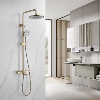 Душевая стойка Rose R3936G золотой сатин