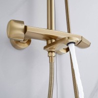 Душевая стойка Rose R3936G золотой сатин