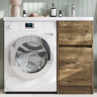 Тумба с раковиной AQUATON Лондри 40 R, дуб рустикальный