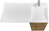 Тумба с раковиной AQUATON Лондри 40 R, дуб рустикальный