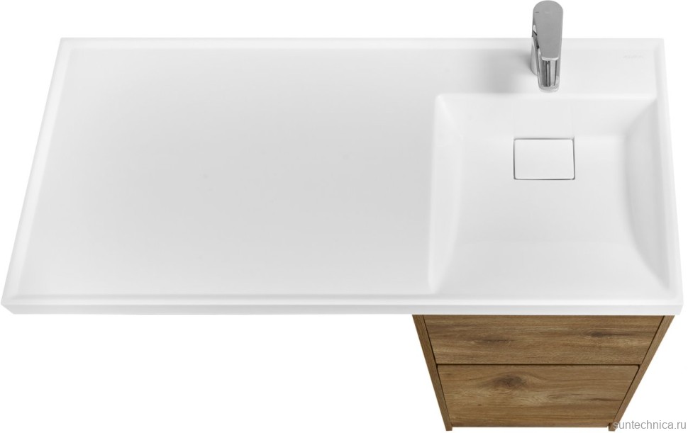 Тумба с раковиной AQUATON Лондри 40 R, дуб рустикальный