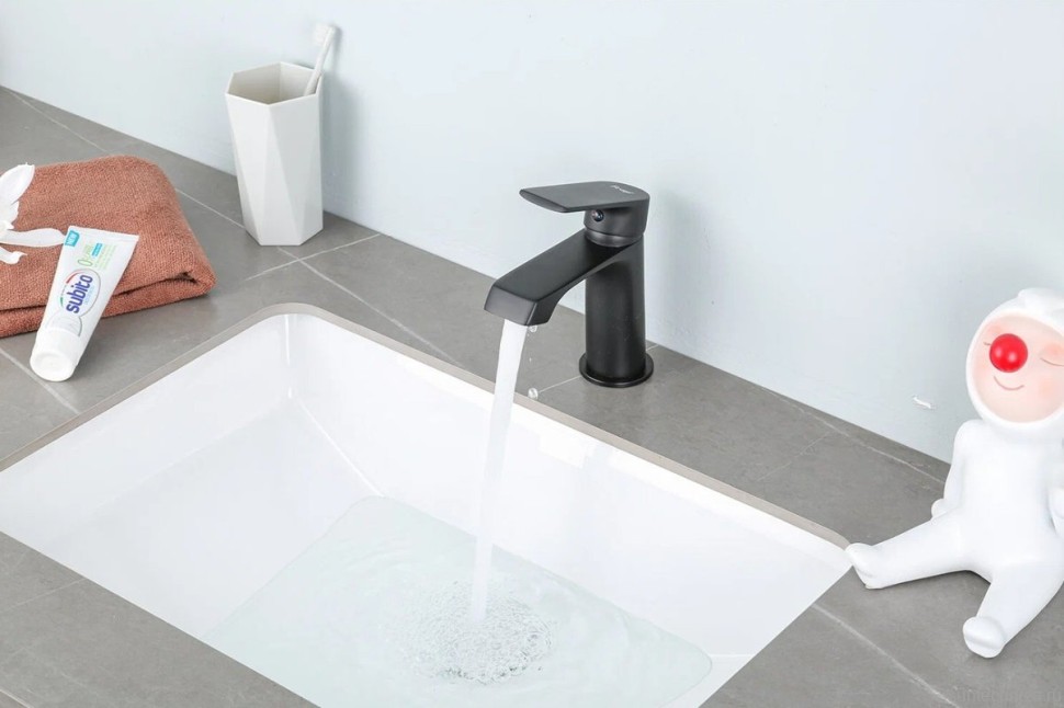 Смеситель для раковины Frap H71-6 F1071-6 черный