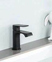 Смеситель для раковины Frap H71-6 F1071-6 черный Смеситель для раковины Frap H71-6 F1071-6 черный