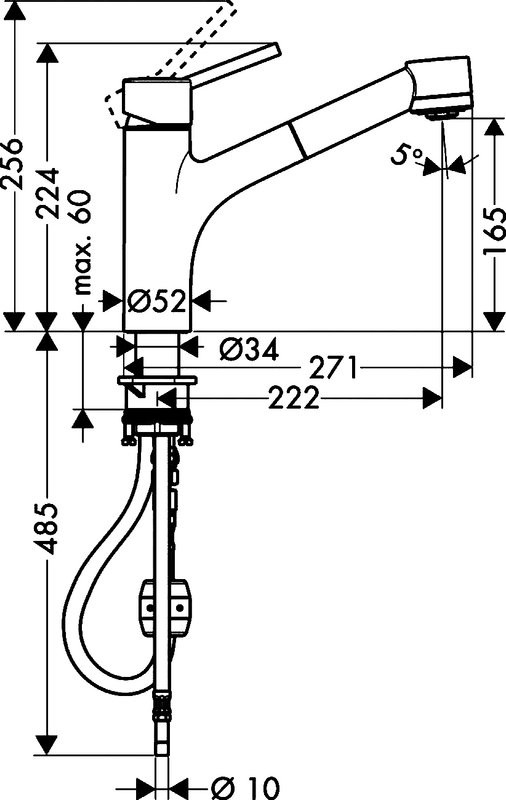 Смеситель для кухни Hansgrohe Talis S 32841000