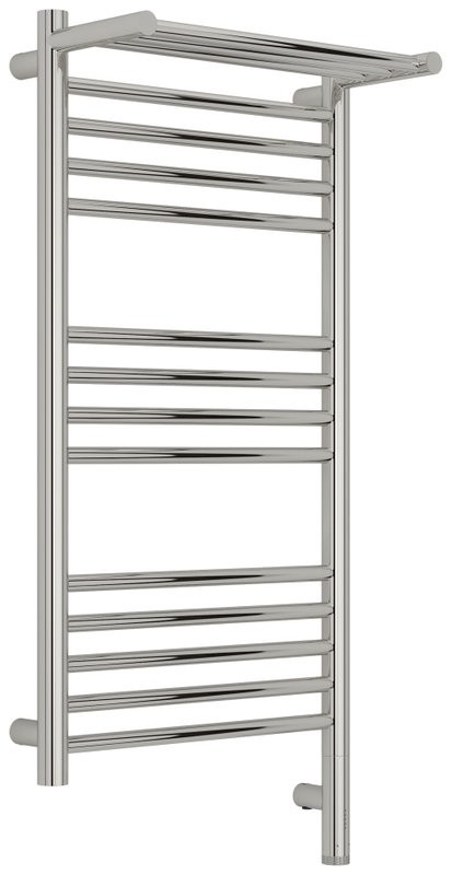 Полотенцесушитель электрический Сунержа Богема 3.1 00-6007-8040 90x45 см, подключение справа, без покрытия, лесенка, с полкой