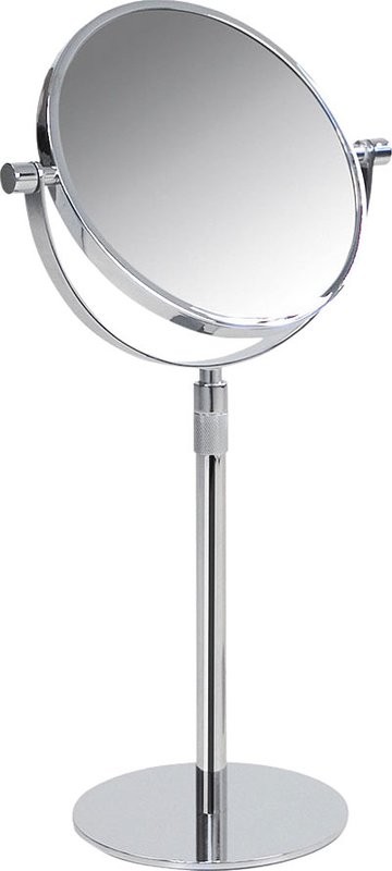 Косметическое зеркало Colombo Design Complementi B9752 без подсветки, двухстороннее, телескопическое, поворотное, хром