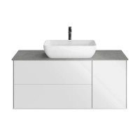 Мебель для ванной комнаты KERAMA MARAZZI Plaza Modern 120 с тремя ящиками, белая