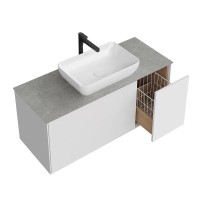 Мебель для ванной комнаты KERAMA MARAZZI Plaza Modern 120 с тремя ящиками, белая