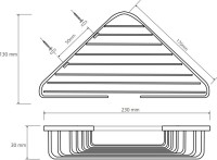Полка Bemeta Cytro 104308175 угловая