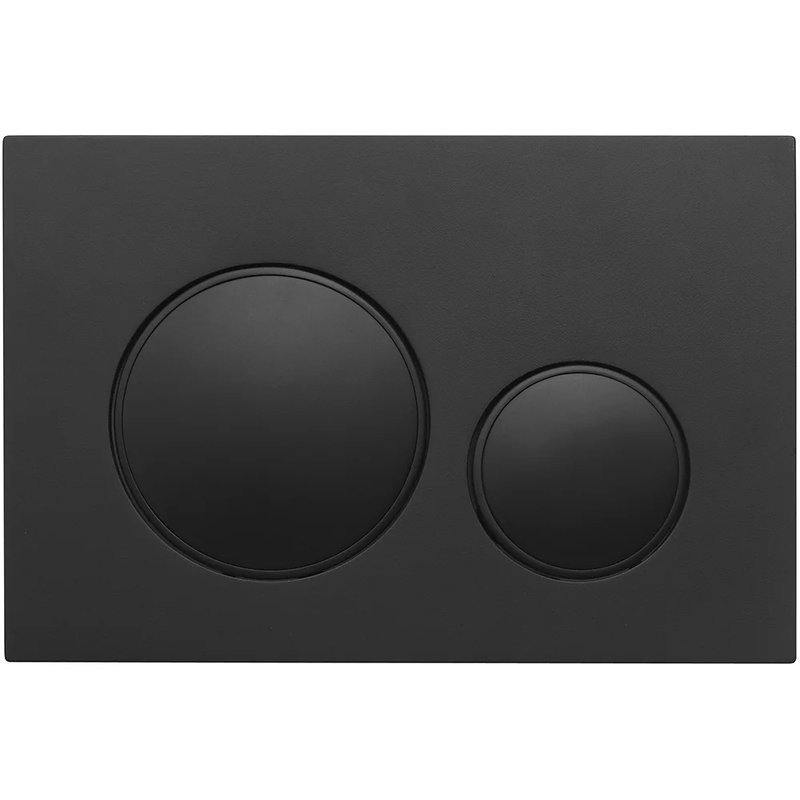 Кнопка смыва для унитаза Veconi Flush V10 FLV10-B пластик, цвет матовый черный