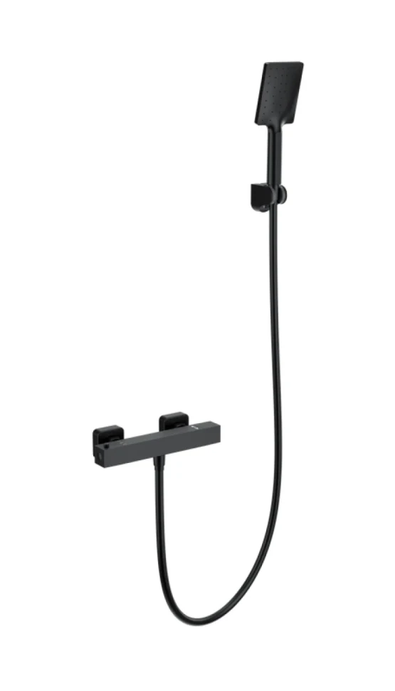 Термостатический смеситель Wonzon & Woghand Stay WW-B2062-A-MB матовый черный