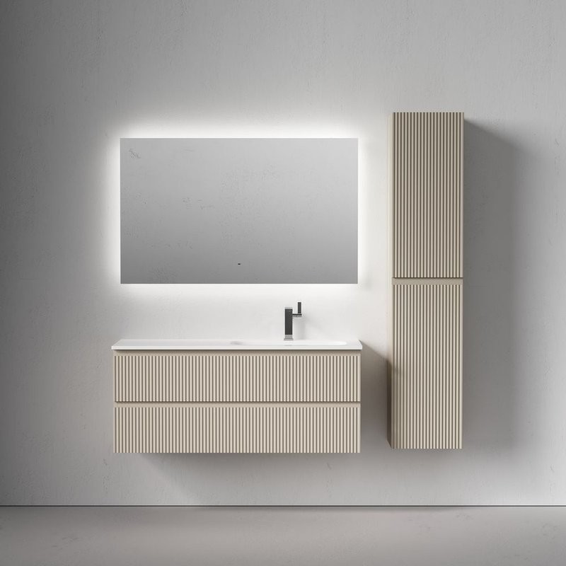 Тумба для ванной подвесная Sancos Snob R правая 1195х445х500, SNR120RCE