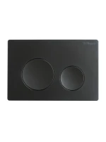 Кнопка смыва для унитаза BelBagno BB-03C-NERO.M пластик, цвет матовый черный Кнопка смыва для унитаза BelBagno BB-03C-NERO.M пластик, цвет матовый черный