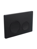 Кнопка смыва для унитаза BelBagno BB-03C-NERO.M пластик, цвет матовый черный Кнопка смыва для унитаза BelBagno BB-03C-NERO.M пластик, цвет матовый черный