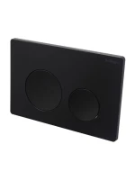 Кнопка смыва для унитаза BelBagno BB-03C-NERO.M пластик, цвет матовый черный Кнопка смыва для унитаза BelBagno BB-03C-NERO.M пластик, цвет матовый черный