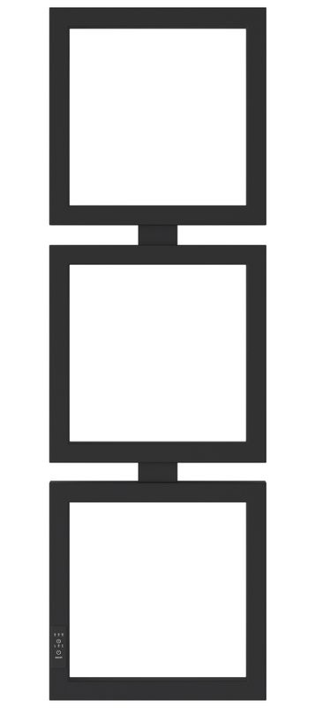 Полотенцесушитель электрический Сунержа Этюд E 31-0844-1030 105x35 см, подключение слева, матовый черный