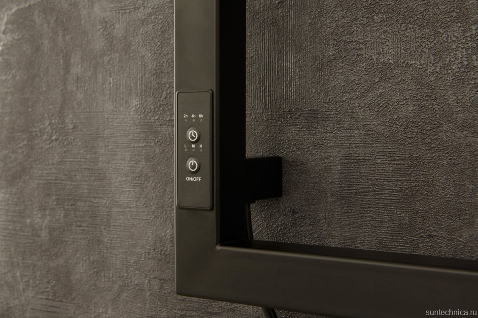 Полотенцесушитель электрический Сунержа Этюд E 31-0844-1030 105x35 см, подключение слева, матовый черный