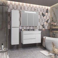 Мебель для ванной комнаты Opadiris Фреш 100 белая, вар.2