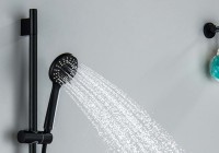 Смеситель с длинным изливом для ванны AQUATEK Ника AQ1833MB матовый черный